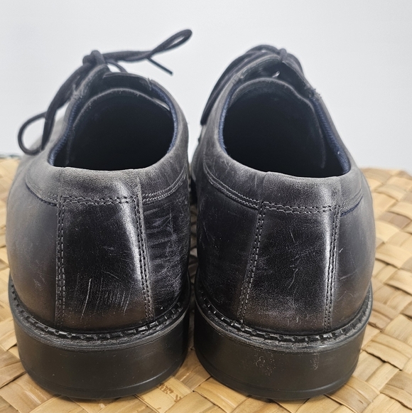 Ecco Gray Leather Dress Shoes Size 12 main image 5